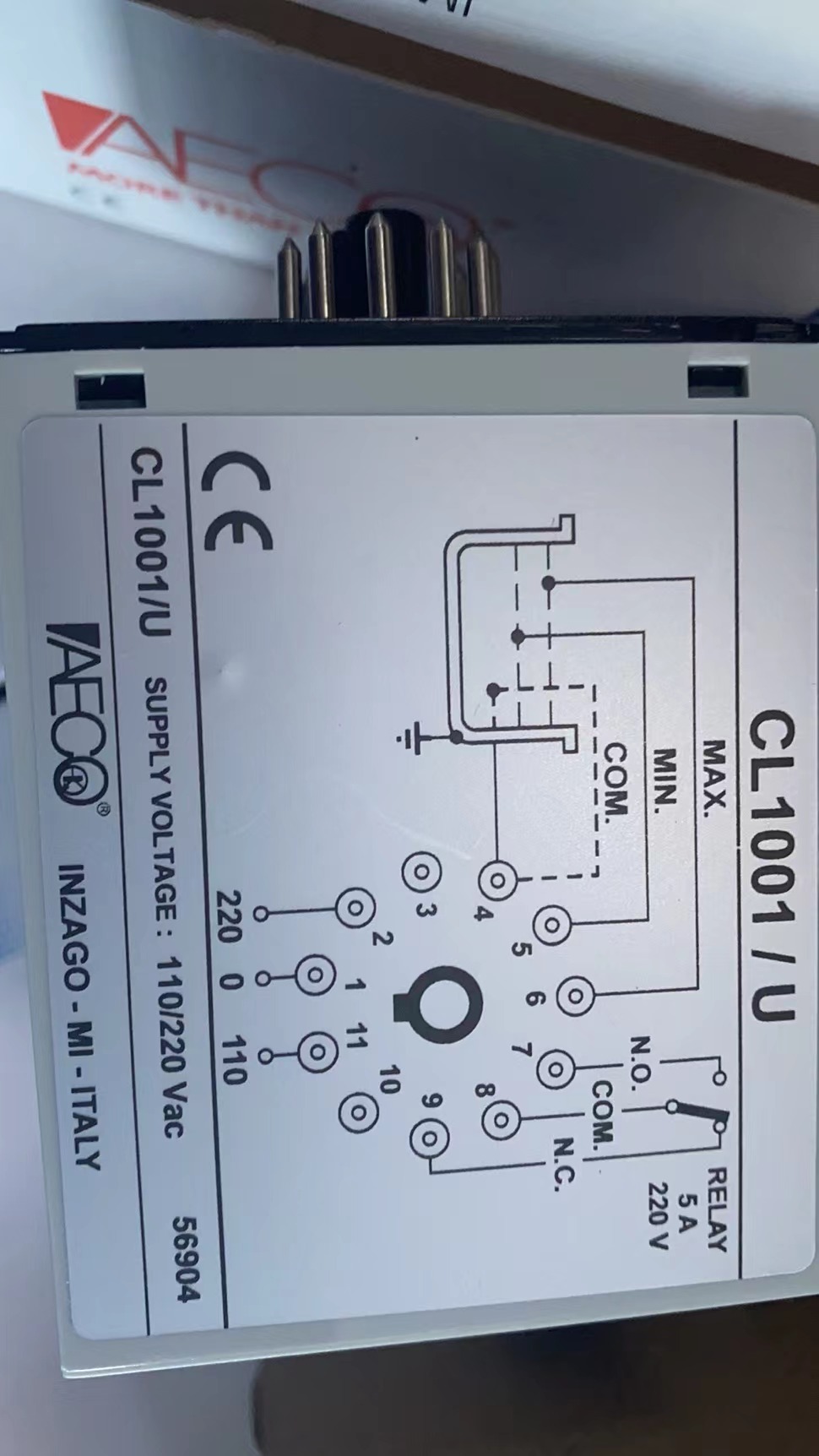 现货！！AECO--CLL000008 CL1001/U 110/220Vac 请联系13357889265