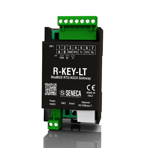 意大利Seneca 1端口ModBUS-RTU/ASCII工业网关R-KEY-LT